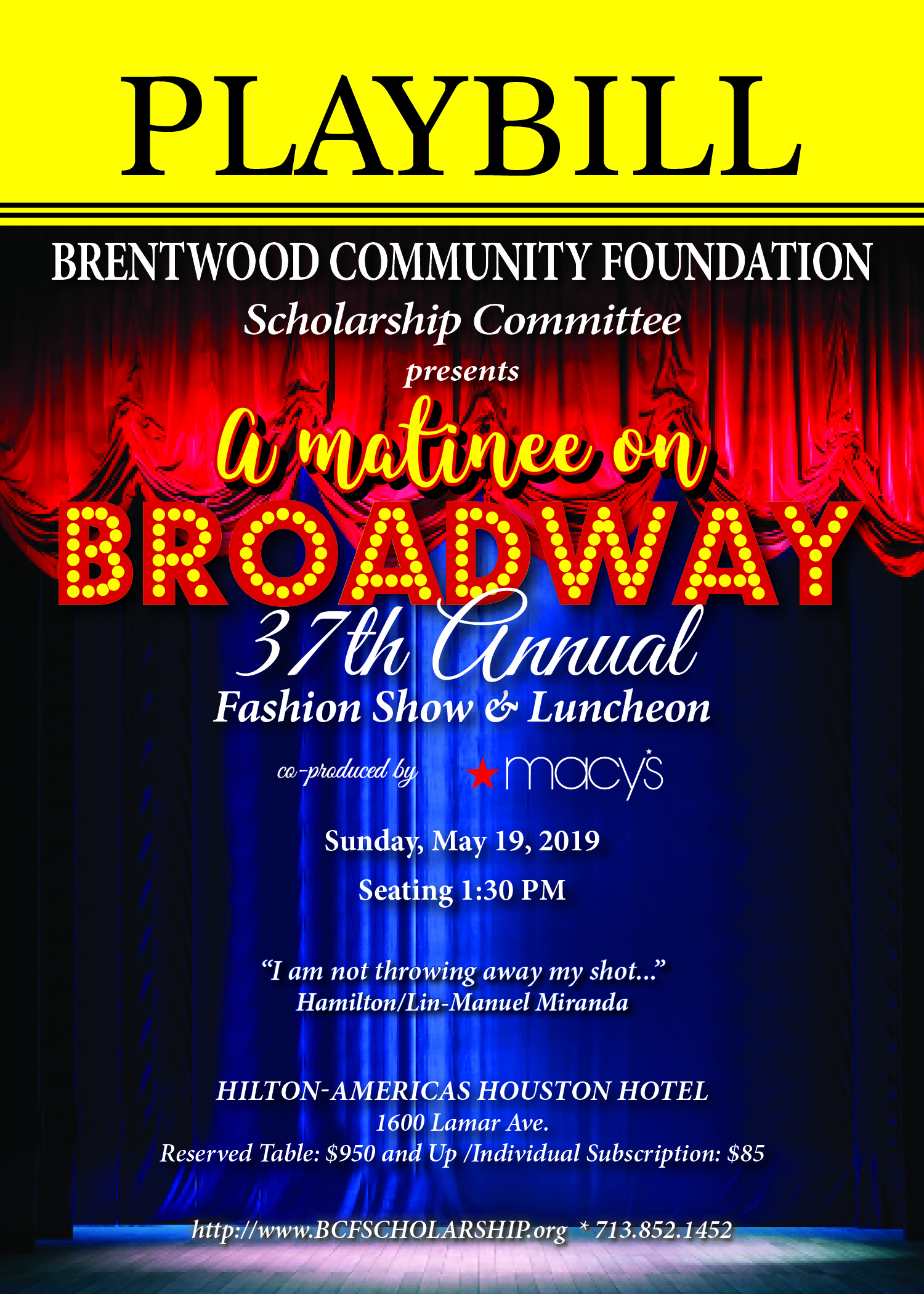 Brentwood Baptist Church – 37th Annual Fashion Show & Luncheon